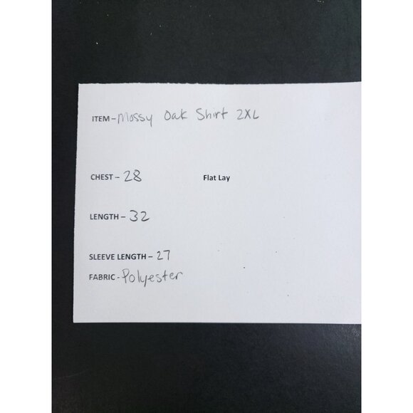 Mossy Oak Vented Hunting Shirt Men's Size 2XL Obsession Camouflage NWTF - Picture 9 of 9